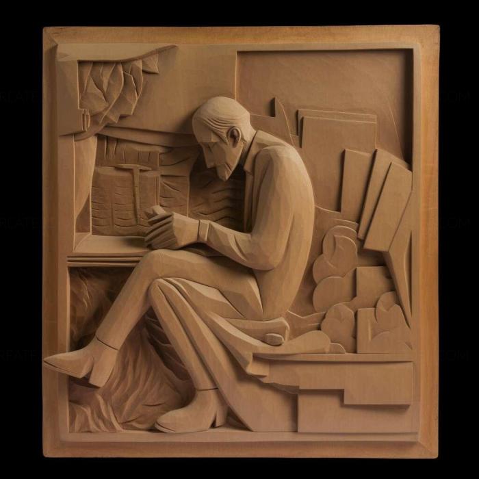 نموذج ثلاثي الأبعاد لآلة CNC 3D Art 